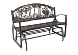 Painted Sky Designs Elk Glider Bench