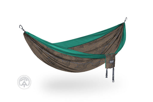 Eagle Nest Outfitters Giving Back DoubleNest Print Hammock - Appalachian Trail Conservancy (ATC) Topo ATC / Emerald