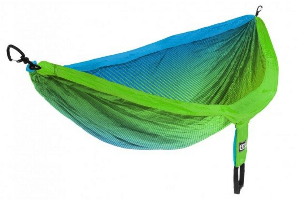 Eagle Nest Outfitters DoubleNest Print Hammock Fade Teal / Chartreuse