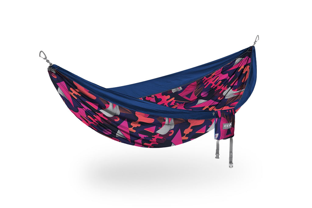 Eagle Nest Outfitters DoubleNest Print Hammock Synthwave / Sapphire