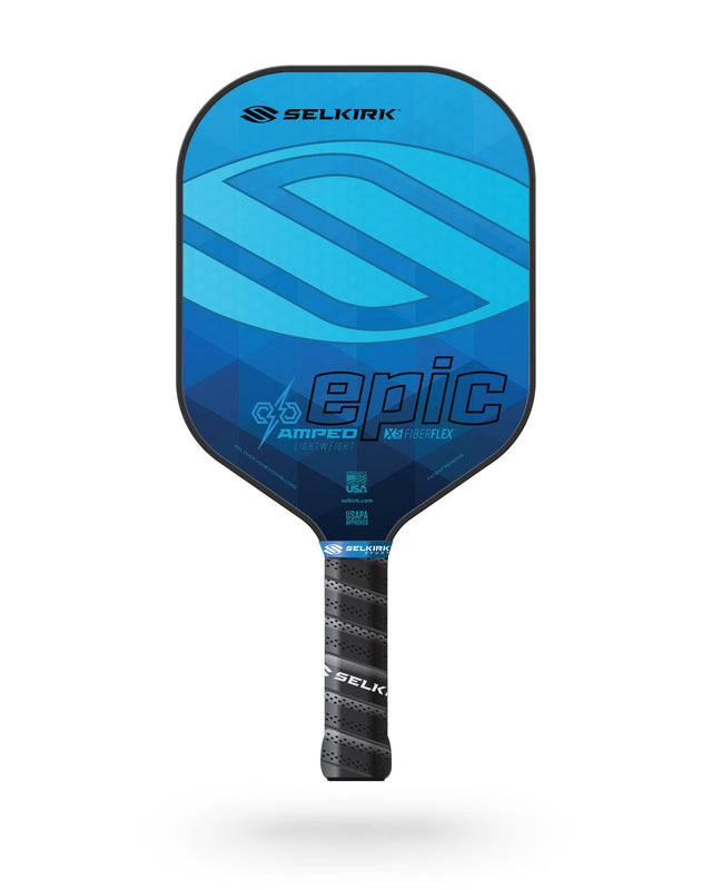 SELKIRK AMPED Epic Lightweight Pickleball Paddle, Blue Blue