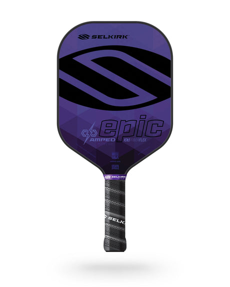 SELKIRK AMPED Epic Lightweight Pickleball Paddle, Purple Amethyst purple