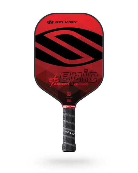 SELKIRK AMPED Epic Lightweight Pickleball Paddle, Red Selkirk red