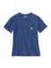 Carhartt Women's Loose Fit Heavyweight Short-sleeve Pocket T-shirt cout blue heather / S