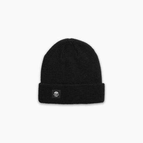 Turtle Fur Merino Wool Homer Watch Cap - Black Black