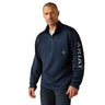 Ariat Men's Tek Team 1/2 Zip Sweatshirt Navy