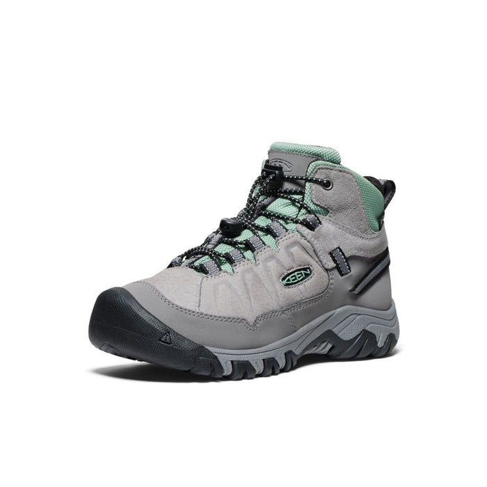 Keen Youth Targhee IV Mid Waterproof Boot - Alloy/Granite Green Alloy/Granite Green