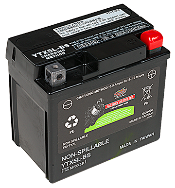 Interstate Batteries 12v 4ah Factory Activated Cycle-tron Plus Agm Powersports Battery
