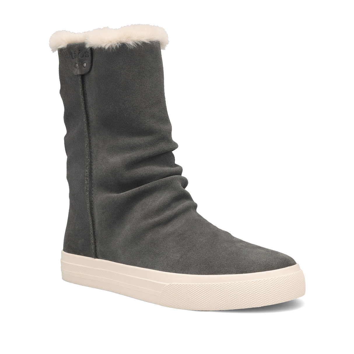 Taos Women's Cozy Chic Boot - Dark Grey Suede Dark Grey Suede