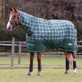 Weatherbeeta Saxon Defiant 1200D Combo Neck Blanket - Heavy Hunter Green / Plaid