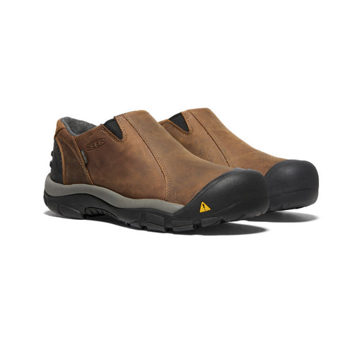 Keen Men's Brixen Waterproof Low Shoe Slate Black/Madder Brown