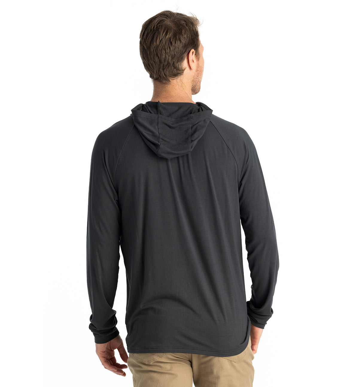 Free Fly Apparel Men's Bamboo Flex Hoodie - Black Sand Black Sand