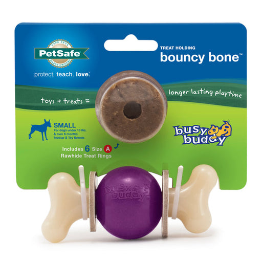 PetSafe Busy Buddy Bouncy Bone Purple