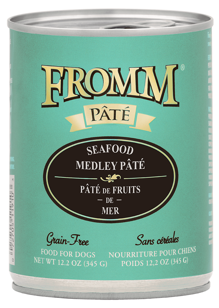 Fromm Family Pet Food Seafood Medley Pate Wet Dog Food - 12.2 oz. Can Seafood Medley