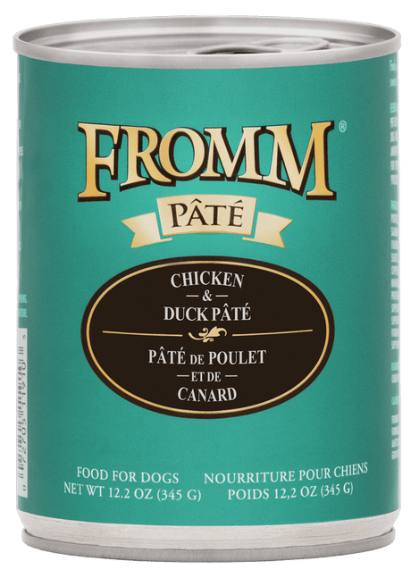 Fromm Family Pet Food Chicken & Duck Pate Wet Dog Food - 12.2 oz. Can Chicken & Duck