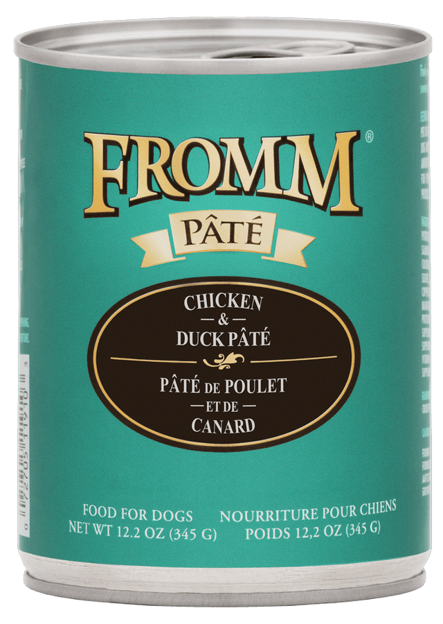 Fromm Family Pet Food Chicken & Duck Pate Wet Dog Food - 12.2 oz. Can Chicken & Duck