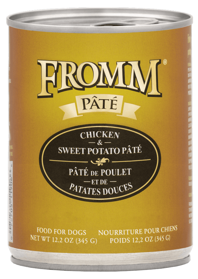 Fromm Family Pet Food Chicken & Sweet Potato Pate Wet Dog Food - 12.2 oz. Can Chicken & Sweet Potato