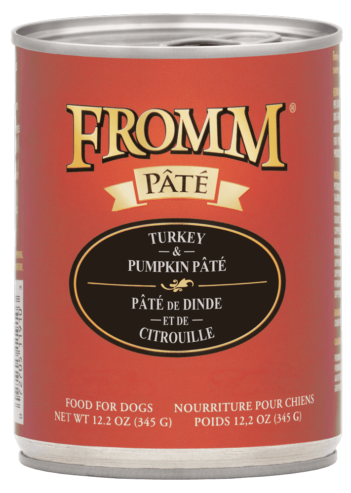 Fromm Family Pet Food Turkey & Pumpkin Pate Wet Dog Food - 12.2 oz. Can Turkey & Pumpkin