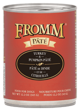 Fromm Family Pet Food Turkey & Pumpkin Pate Wet Dog Food - 12.2 oz. Can Turkey & Pumpkin