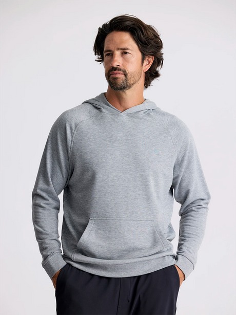 Free Fly Apparel Men's Bamboo Lightweight Fleece Hoodie - Heather Grey Heather Grey