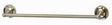 Homepointe 18 In. Rounded Towel Bar - Brushed Nickel