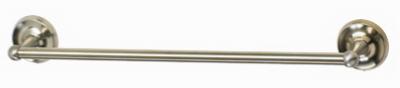 Homepointe 18 In. Rounded Towel Bar - Brushed Nickel
