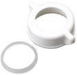 Master Plumber 1-1/4 In. Plastic Slip Joint Nut & Washer White
