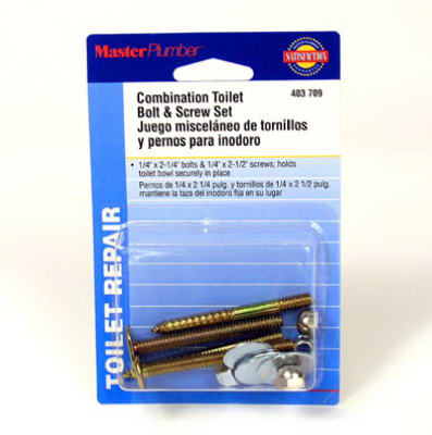 Master Plumber Toilet Bolt/screw Set