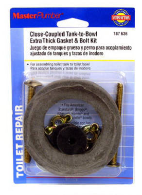 Master Plumber Tank-to-bowl Gasket/bolt Kit