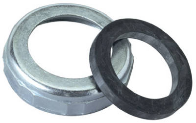 Master Plumber Slip Joint Reducing Nut & Rubber Washer - Chrome Plated