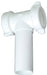 Master Plumber Drain Center Outlet Tee/tailpiece - White Plastic