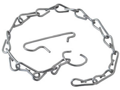 Master Plumber 9-1/2 In. Toilet Flapper Chain - Stainless Steel