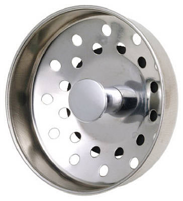 Master Plumber Chrome Basket Strainer With Post