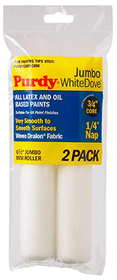 Purdy WhiteDove Jumbo Mini Roller Cover 6-1/2 x 1/4 in. - 2 Pack 6-1/2 in. / 1/4 in. / 3/4 in.