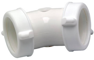 Master Plumber 45-degree Tube Slip Joint Lavatory/kitchen Drain Elbow