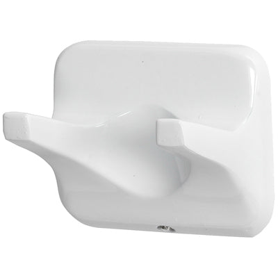 Homepointe Double Robe Hook - White