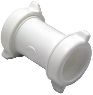 Master Plumber 2 In. Lavatory/kitchen Drain Coupling -white Plastic