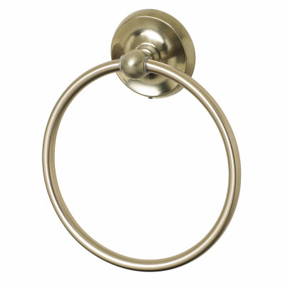 Homepointe Rounded Towel Ring - Brushed Nickel