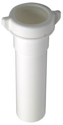 Master Plumber 6 In. Lavatory/kitchen Drain Extension Tube - White Plastic White