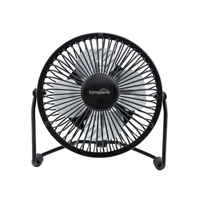 Homepointe 4 In. High-velocity Personal Fan - Black