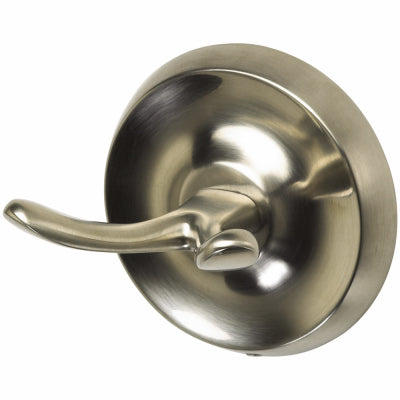 Homepointe Rounded Robe Hook - Brushed Nickel