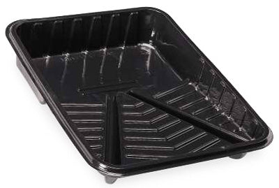 Midstate Plastics Corporation Disposable Plastic 9 inch Paint Tray - Black / 1 Liter