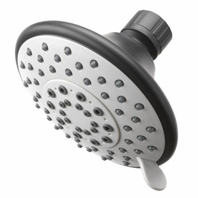 Homepointe Fixed Shower Head 5-settings - Brushed Nickel Plastic Brnickel