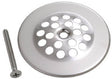 Master Plumber Tub Strainer Cover - Chrome