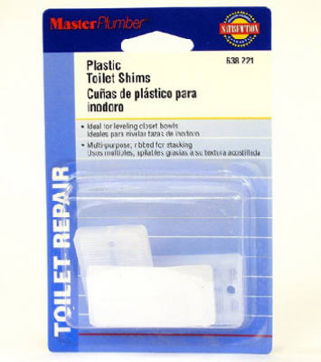 Master Plumber Plastic Toilet Shim