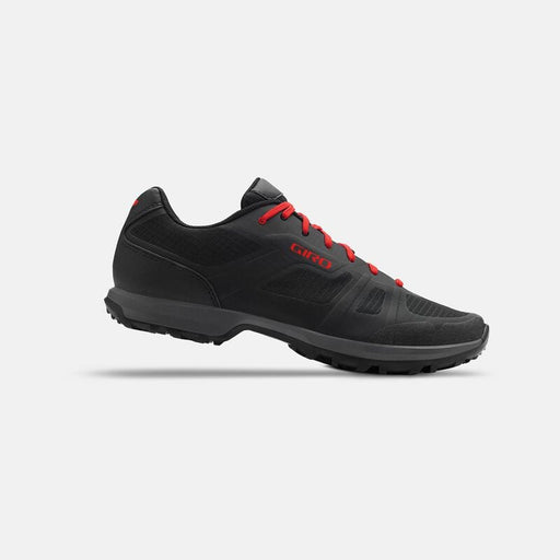GIRO Gauge Cycling Shoe, 42 Black/bright red