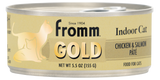 Fromm Family Pet Food Indoor Gold Chicken & Salmon Pate Wet Cat Food - 5.5 oz. Can Chicken & Salmon