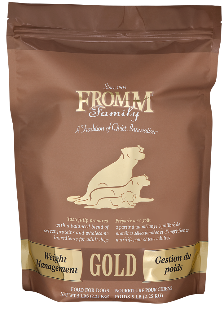 Fromm Family Pet Food Weight Management Gold Dry Dog Food - (5lb, 15lb, 30lb) Chicken / Turkey / Whitefish