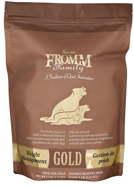 Fromm Family Pet Food Weight Management Gold Dry Dog Food - (5lb, 15lb, 30lb) Chicken / Turkey / Whitefish