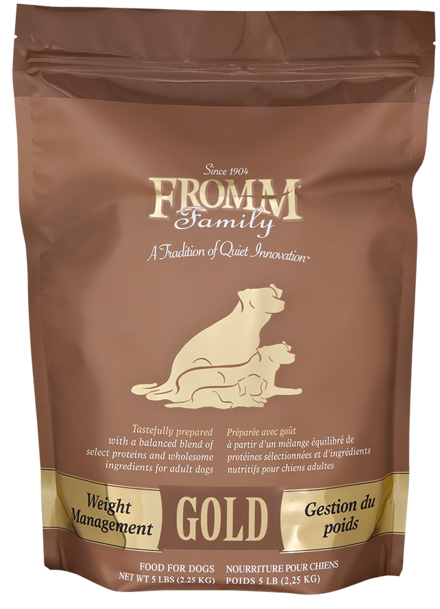 Fromm Family Pet Food Weight Management Gold Dry Dog Food - (5lb, 15lb, 30lb) Chicken / Turkey / Whitefish